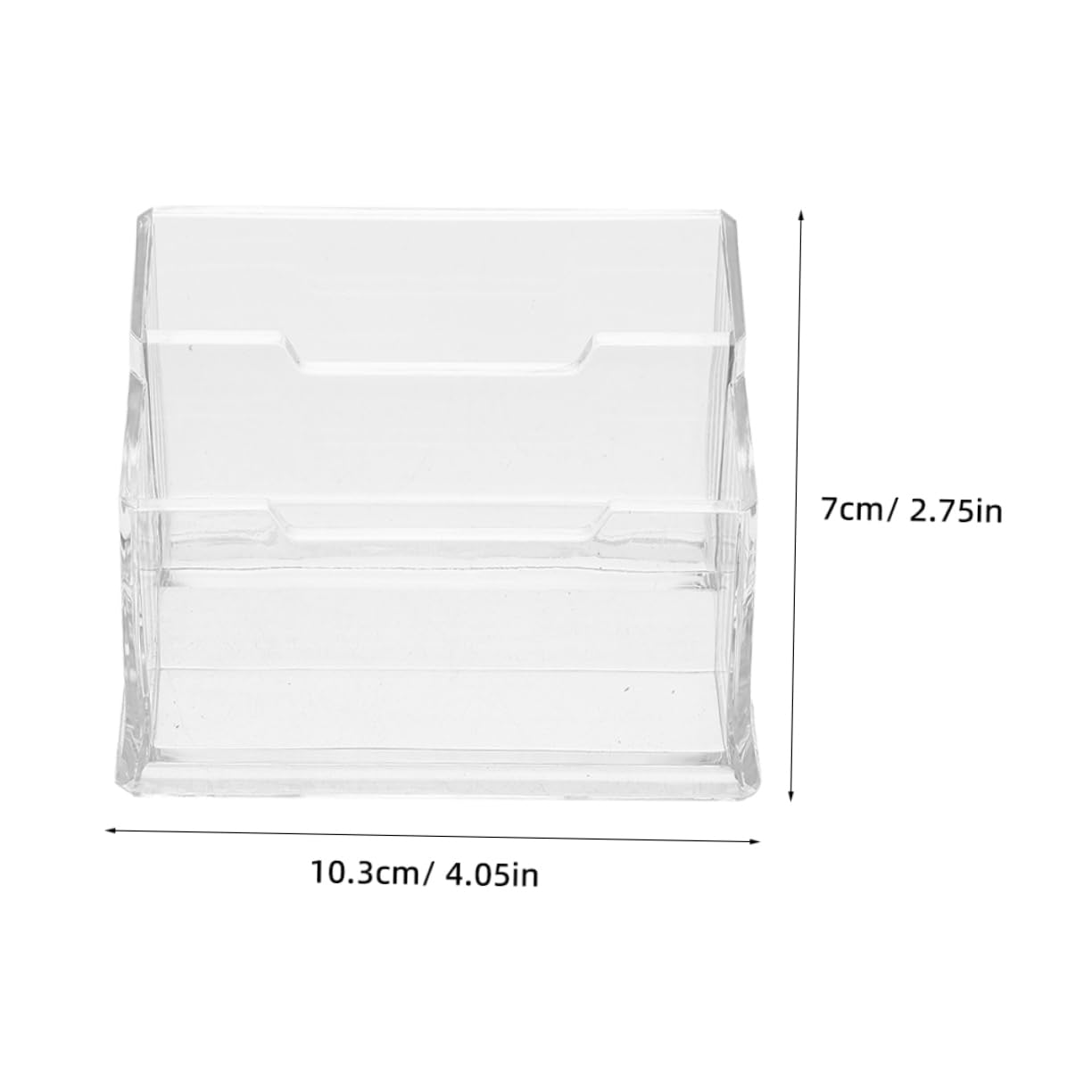 Lurrose 5pezzi Porta Biglietti Da Visita Trasparente Da Scrivania Organizer Per Biglietti Da Visita in Plastica Supporto Per Uffici e Viaggi