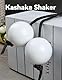 Gwezmxs Kashaka Shaker Instrument für Hochzeit/Partys/Musik Unterricht, Handpercussion, 2 Stück, Weiß