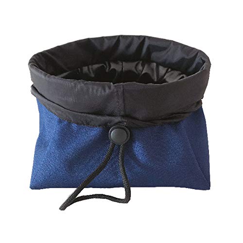 Little Dog Laughed Pet Travel Bowl - Blue - Image 2