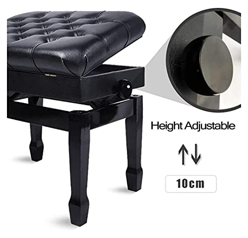 XYJHQEYJ Bancs de Piano Chaise de Coiffeuse en Cuir, Ascenseur réglable Coussin rembourré Piano Bancs de Clavier, Salon de Salon Tabouret - Les Beatles, Paul McCartney, John Lennon, RIngo Starr, George Harrison XYJHQEYJ Bancs de Piano Chaise de Coiffeuse en Cuir, Ascenseur réglable Coussin rembourré Piano Bancs de Clavier, Salon de Salon Tabouret – Image 5