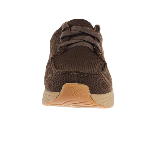 Mocassin de style conduite pour homme en cuir marron torréfié pointure 45