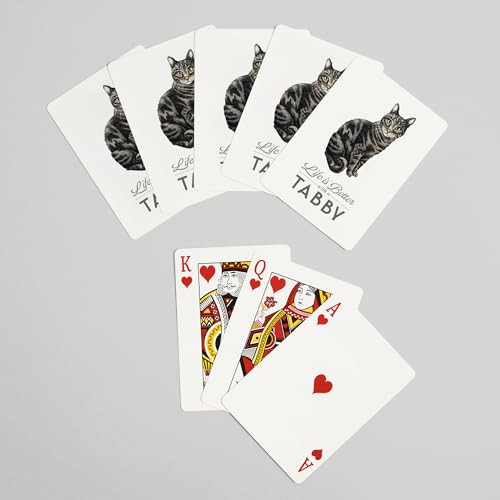 Lantern Press Tabby Cat 52 Cartas Poker miniatura 7