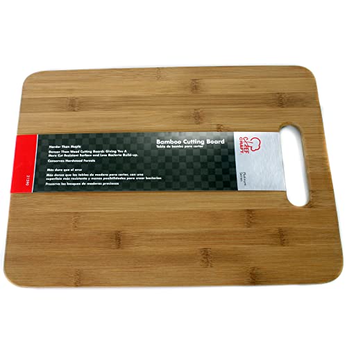 Tabla de cortar Chef Craft classic bambú 11 x 15 pulg miniatura 2
