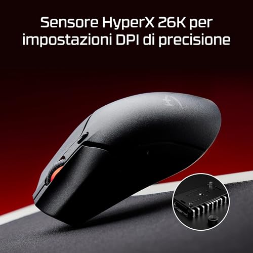 Pulsefire Haste 2 Mini, Mouse Gaming Senza Filo, Connettività 2,4 GHz, Illuminazione RGB, 6 Tasti Programmabili, 26000 DPI, Resistenza fino a 100 Milioni di Clic, Batteria fino a 100 Ore, Nero - Mouse gaming - Immagine 4