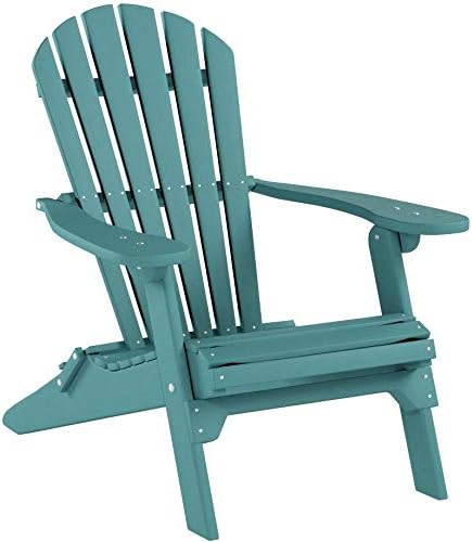Miniatura 5 de Phat Tommy Silla Adirondack plegable  Silla Adirondack de polietileno de polietileno de alta densidad  resistente plástico reciclado  Muebles de
