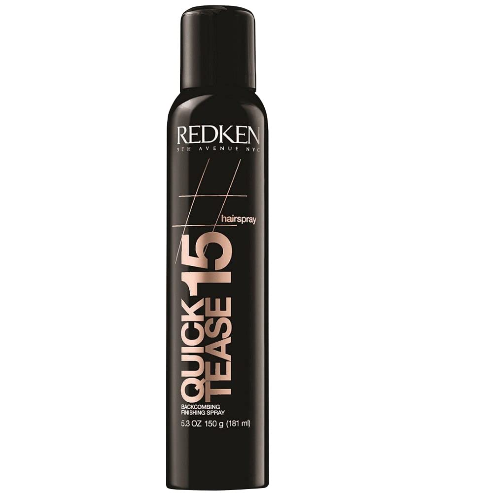 REDKEN Quick Tease 15, Volume Lock Hair Spray, 3-in-1 Benefits: Volume, Texture, Control, 250 ml