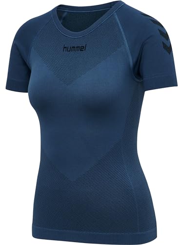 hummel First Seamless Maillot Femme anti-irritation maillot de sport moulant évacuant la sueur