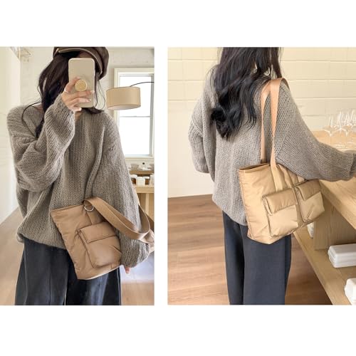 Sac de travail pour femme grand format matelassé avec compartiments