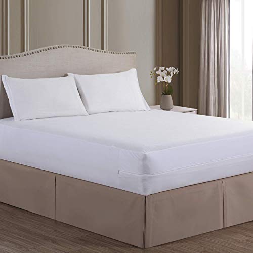 Bed Bug Blocker FRE146XXWHIT03 All-In-One Quiet Water Resistant Zip-Up Mattress Protector To Help Protect Against Irritants thumb #1