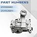 cycwer Engine Oil Pump 213102G001 21310-2G011 Fits for 2010-2013 Forte 2.0L 2011-2013 Tucson 2.0L Automotive Replacement Engine Oil Pumps
