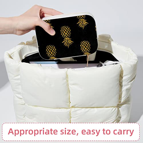 Boîte à bijoux de voyage dorée écrin précieux pour bagues - 7