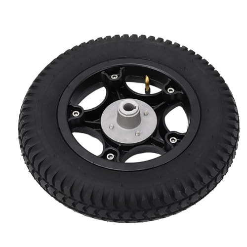 14 Inch Inflatable Wheel 17mm Mounting Hole 150KG Load Bearing 3.00-8 Connector Non Slip Rubber Wheel for Handcart