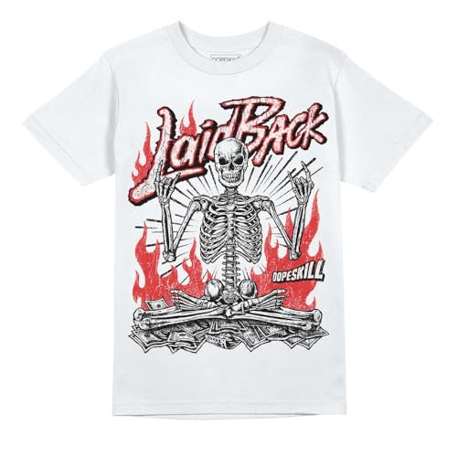 Image of DopeSkill Graphic Tee Streetwear Hip Hop Hypebeast Street Style Unisex T-Shirt Sneaker Colour Matching Shirts Horror Skeleton