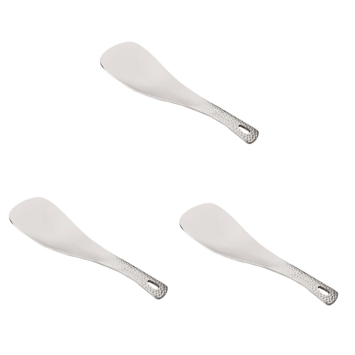 HEMOTON 3 Stück Camping Löffel Reinem Leichtgewichtige Multifunktionale Campingbesteck für Outdoor Aktivitäten zum Servieren von Speisen Wie Reis Salaten und Snacks