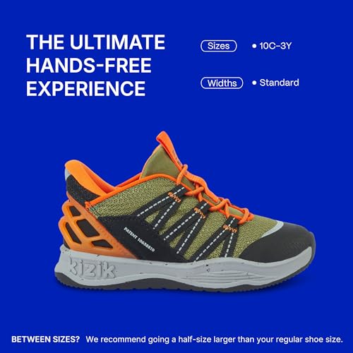 Kizik Kids Shoes: Truckee - Comfortable, Breathable, Kids Slip On Sneakers for Boys and Girls, Convenient Hands Free, No-Tie Laces, Washable Insoles4