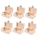 LALADEFIEE 6stücke Teiliges Diy Holz Schmuckkasten Natürliche Aufbewahrungsbox Für Ringe Ohrringe Armbänder Praktischer Organizer Für Schreibtisch Und Tisch