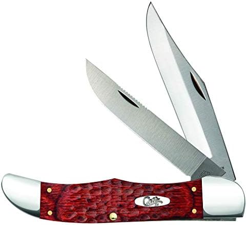 CASE XX WR Pocket Knife Brown Rosewood Folding Hunter Item #189 - (6265Sab SS) - Length Closed: 5 1/4 Inches