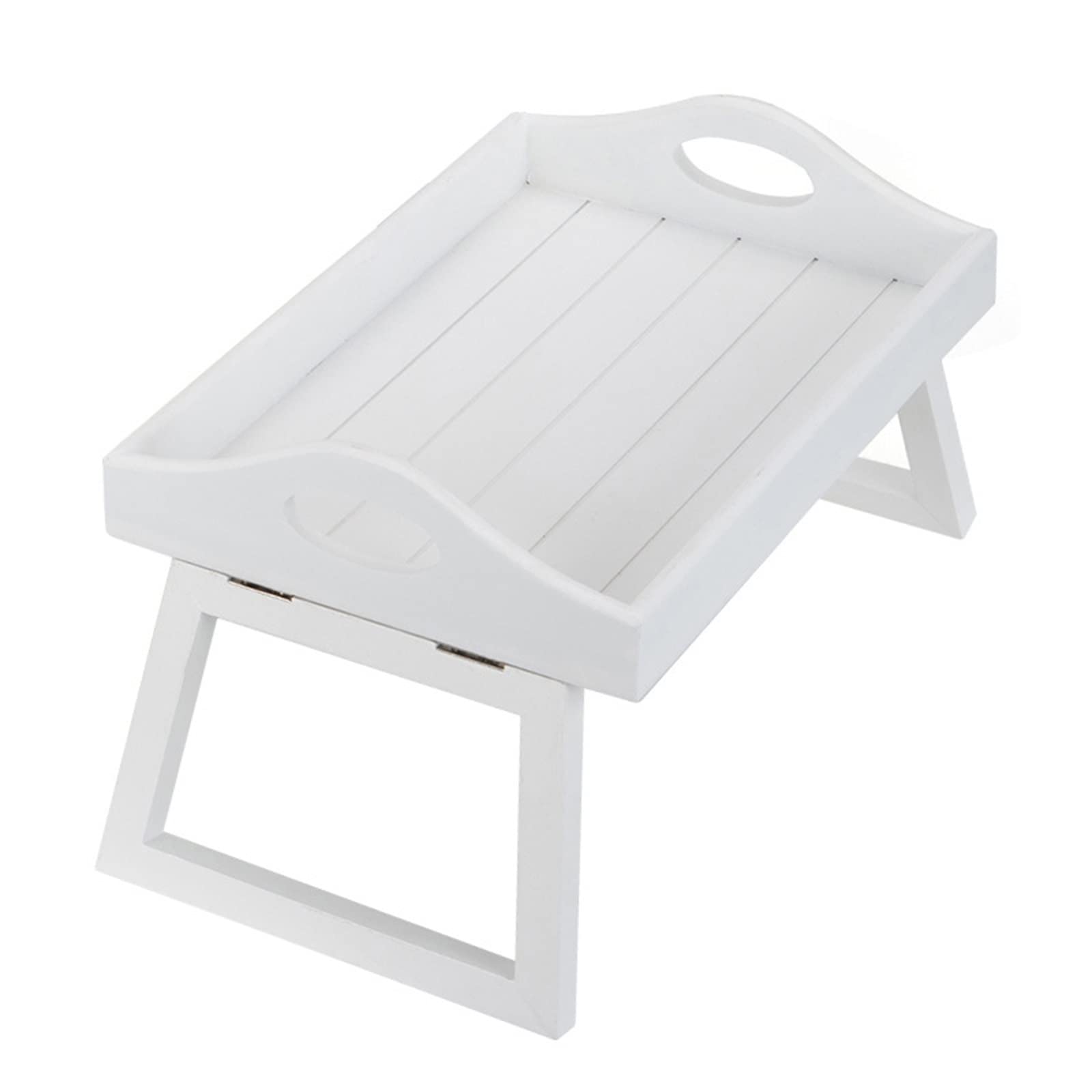 JINGYAN Breakfast Trays Clip On Sofa Tray Foldable Computer Bed for Cupcake Breakfast Coffee