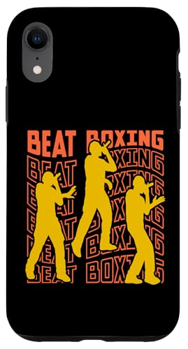 Beatbox Music オールドスクール ラップマイク ビートボクサー スマホケース iPhone XR 用