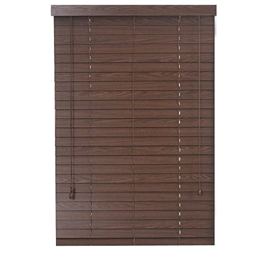 XMAGG Tende Veneziana in Legno, ai Raggi Solari e ai Raggi visibilità Protezione dalla, Tenda a Rullo Facile Installazione Kit di Montaggio Incluso,50x130cm