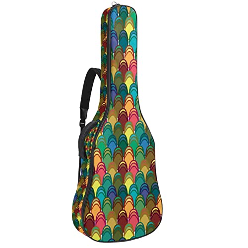 Housse de transport étanche pour guitare avec bandoulière réglable Motif camouflage Rose/rouge, Multicolore 05, 42.9×16… - Les Beatles, Paul McCartney, John Lennon, RIngo Starr, George Harrison Housse de transport étanche pour guitare avec bandoulière réglable Motif camouflage Rose/rouge, Multicolore 05, 42.9x16…