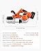 VEVOR 20V Portable Band Saw Kit, 2.56-Inch Deep Cut, 360W Bandsaw with Brushless Motor, Cordless and Compact, for Cutting Metal, Wood, Compatible with Makita Batteries (Kit with 4.0 Ah Battery)
