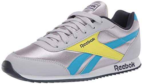 Reebok Boys Royal Cljog 2 Sneaker, Cold Grey/California Blue/Collegiate Navy, 7 M US Little Kid