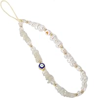 Vista 10 de Correa con dije para teléfono contra el mal de ojo, cordón para teléfono celular, dijes para teléfono, correa con cuentas para teléfono, cordón