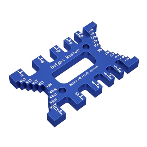 🏆 10 Best Rated Dovetail Jigs For 2025 10 Dovetail Jigs for Woodworking, Aluminum Dovetail Jig Tenon Caliper Metric, High Precision Saw Table Machine Gaps Precision Measuring Tool (Blue)