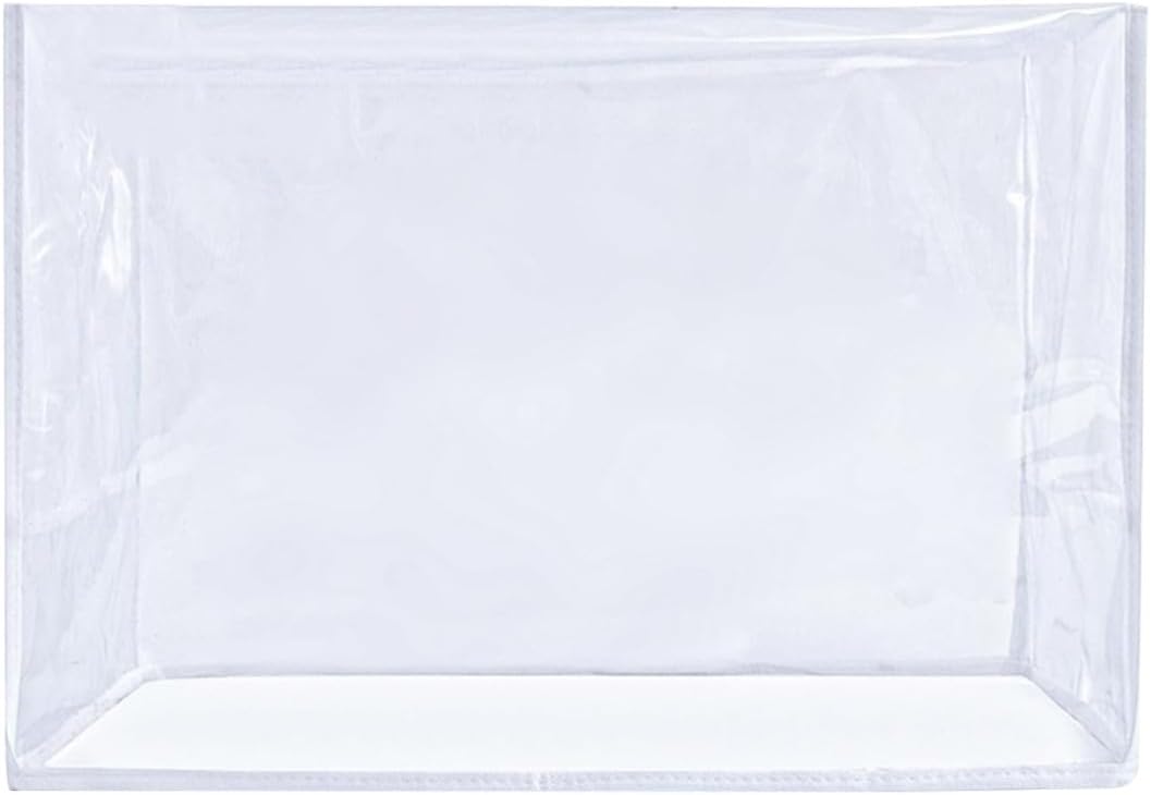 Zerodeko Sewing Machine Protective Cover with Built-in Storage Pockets Foldable Pvc Dust Guard for Home Sewing Machine Protection and Travel