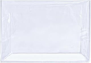 Zerodeko Sewing Machine Protective Cover with Built-in Storage Pockets Foldable Pvc Dust Guard for Home Sewing Machine Protection and Travel