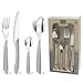 Produktbild Amefa ECLAT Besteck Set NATURE Grau Holz Essbesteck 24-teilig für 6 Personen Edelstahl rostfrei Kunststoff-Griffschalen in Holzoptik spülmaschinenfest Besteck Set 6 Personen