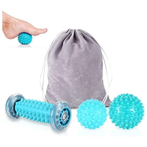 UNIDEAL Juego de 3 bolas de masaje para pies y manos Cover