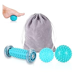 UNIDEAL Massagebälle Igelball Set Fußmassageroller