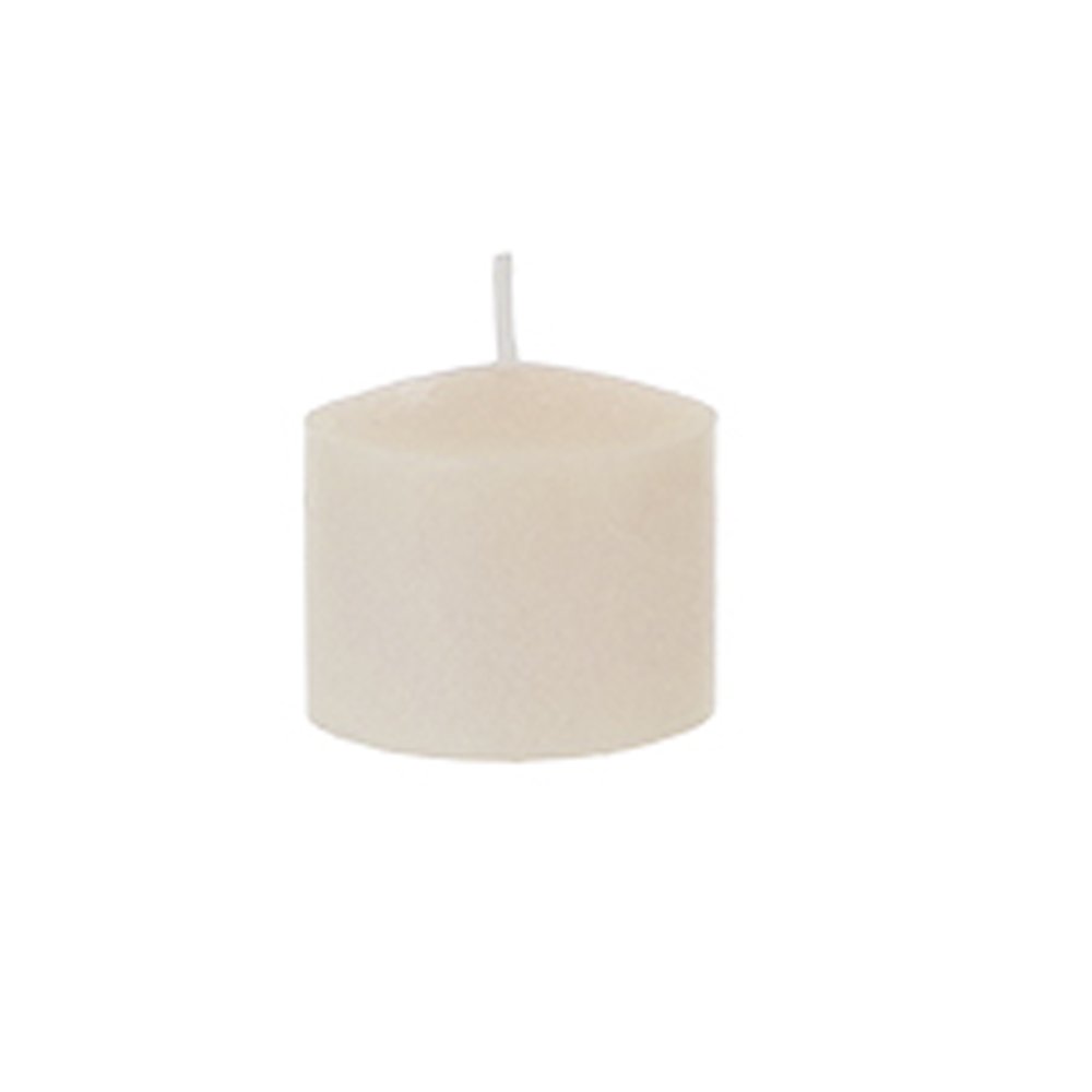 Mega Candles 72 pcs Unscented Ivory Votive Candles, Pressed Wax Candle 10 Hours 1.5 Inch x 1.38 Inch, Home Décor, Wedding Receptions, Baby Showers, Birthdays, Celebrations, Events, Prayers