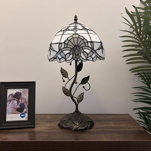 Lámpara de Mesa de Vidrio Templado Estilo Barroco 20" H miniatura 4