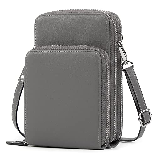 Pearl Angeli Small Crossbody Bag RFID Cellphone Wallet Purse Mini Ladies Handbag Purse with Shoulder Strap
