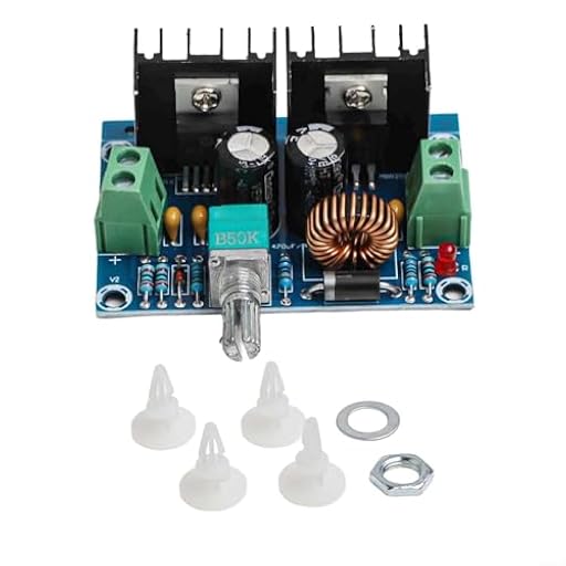 Zilimontt XH-M401DC - Módulo reductor para placa reguladora de voltaje CC de alta potencia XL4016E1, 8 A, 200 W, modulación, protección contra sobrecorriente y sobretemperatura, ajustable 1 | Ya disponible en tu tienda friki favorita! En mundofriki.es! Zilimontt XH-M401DC - Módulo reductor para placa reguladora de voltaje CC de alta potencia XL4016E1, 8 A, 200 W, modulación, protección contra sobrecorriente y sobretemperatura, ajustable 1 | Ya disponible en tu tienda friki favorita! En mundofriki.es!