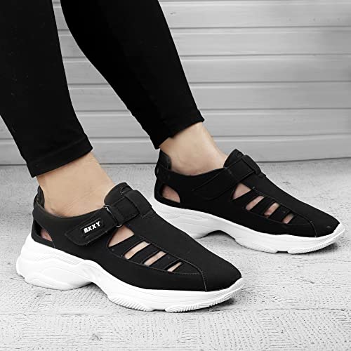 Image of BXXY Men's Casual Roman Sandals with Light Weight Eva Sole and Suede Upper Material.