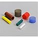 TapeCase Yellow, Silicone Flat Caps, 0.687in ID x 0.330in L - 250 (Units/Package)
