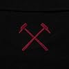 West Ham United FC Official Football Gift Mens Crest Polo Shirt Black Small #5