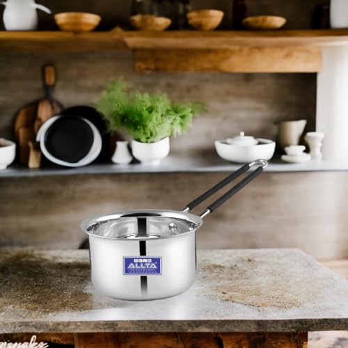 Image of ALLTA Stainless Steel Regular Saucepan /Tea Pot /Milk Pot - 1700ML | Diameter - 18cm