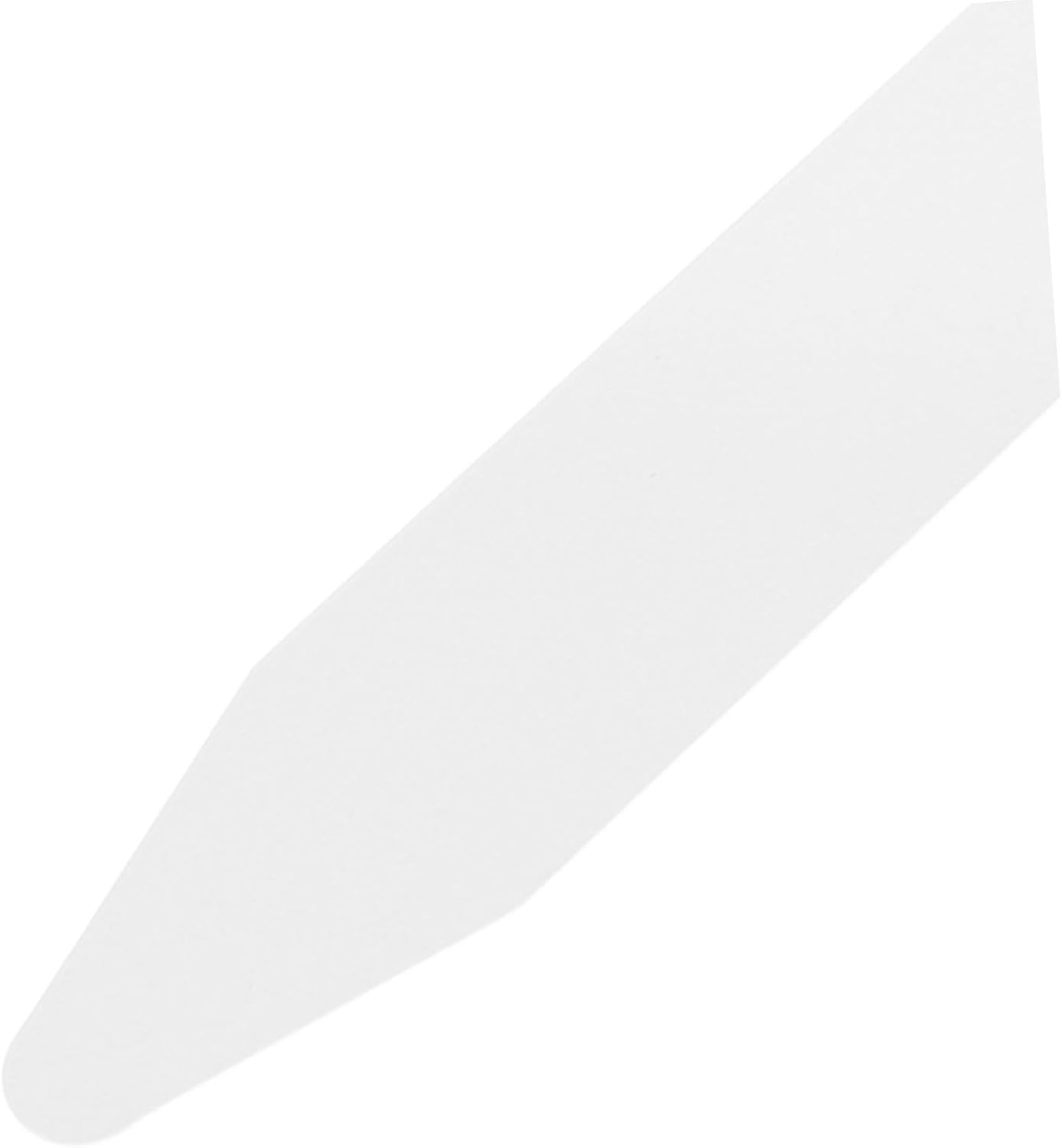 Collar Fixing Plates 100pcs Adhesive Placket Stays for Dress Shirts Golf Uniforms and