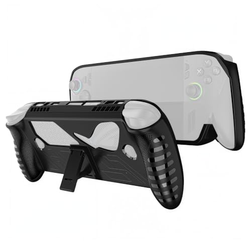 Image of ZORBES Compatible with ASUS ROG Xbox Ally X, Anti-Scratch Silicone Skin Case for Ally X Handheld Gaming PC, Anti-Slip Grips, Back Kickstand Design, Shock-Absorbing Soft Shell Protective Skin Case