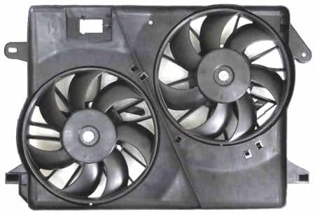 Go-Parts - for 2009-2022 Dodge Charger Radiator Cooling Fan Assy Sedan Replacement 68050294AC CH3115184 2010 2011 2012 2013 2014 2015 2016 2017 2018 2019 2020 2021