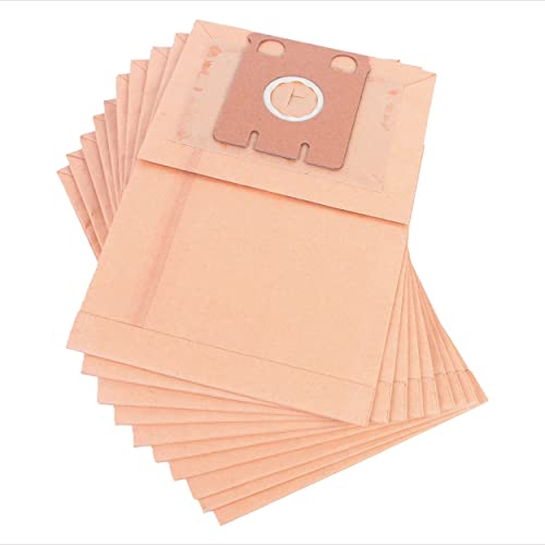 10 hochwertige Staubsaugerbeutel passend für Miele Typ S180 bis S205 und S217 - S226 - Ersatz für Swirl M44 M47, Menalux 3102, Europlus M305, Wolf 0510, 0530, 0570