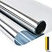 Produktbild Zindoo Spiegelfolie Fensterfolie von innen durchsichtig von aussen Blickdicht Sonnenschutzfolie Selbsthaftend UV-Schutz Fensterfolie Silber 40 x 200 cm