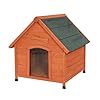 Solid Wood Dog House Comfortable Outdoor Shelter for Medium-Sized and Smaller Dog Sturdy, Durable and Easy to Clean,Can DIY,33.5’’D×30.7’’W×32.3’’H