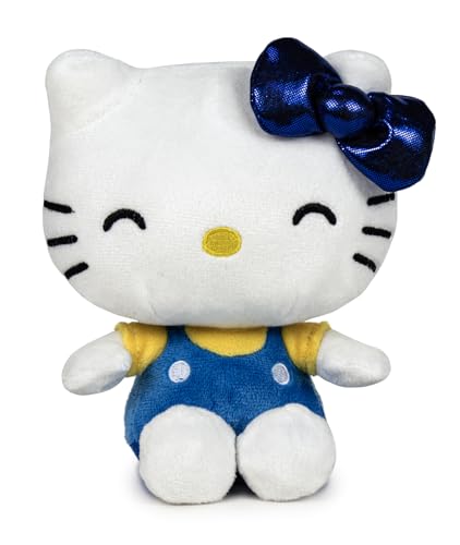 Hello Kitty, Peluche Toute Douce, 16 cm, Série My Bestie Forever, Modèle Hello Kitty Bleu, pour Les Enfants dès la Naissance, HKTD93