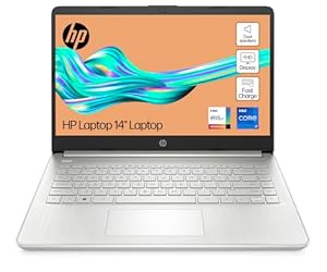 HP 14" Laptop | Intel Core i7-1255U Processor | 16 GB RAM | 512 GB SSD | Intel Iris Xe Graphics | FHD Display | Up to 8hrs battery | Windows 11 | Dual Speakers | Natural Silver | 14s-dq5007sa
